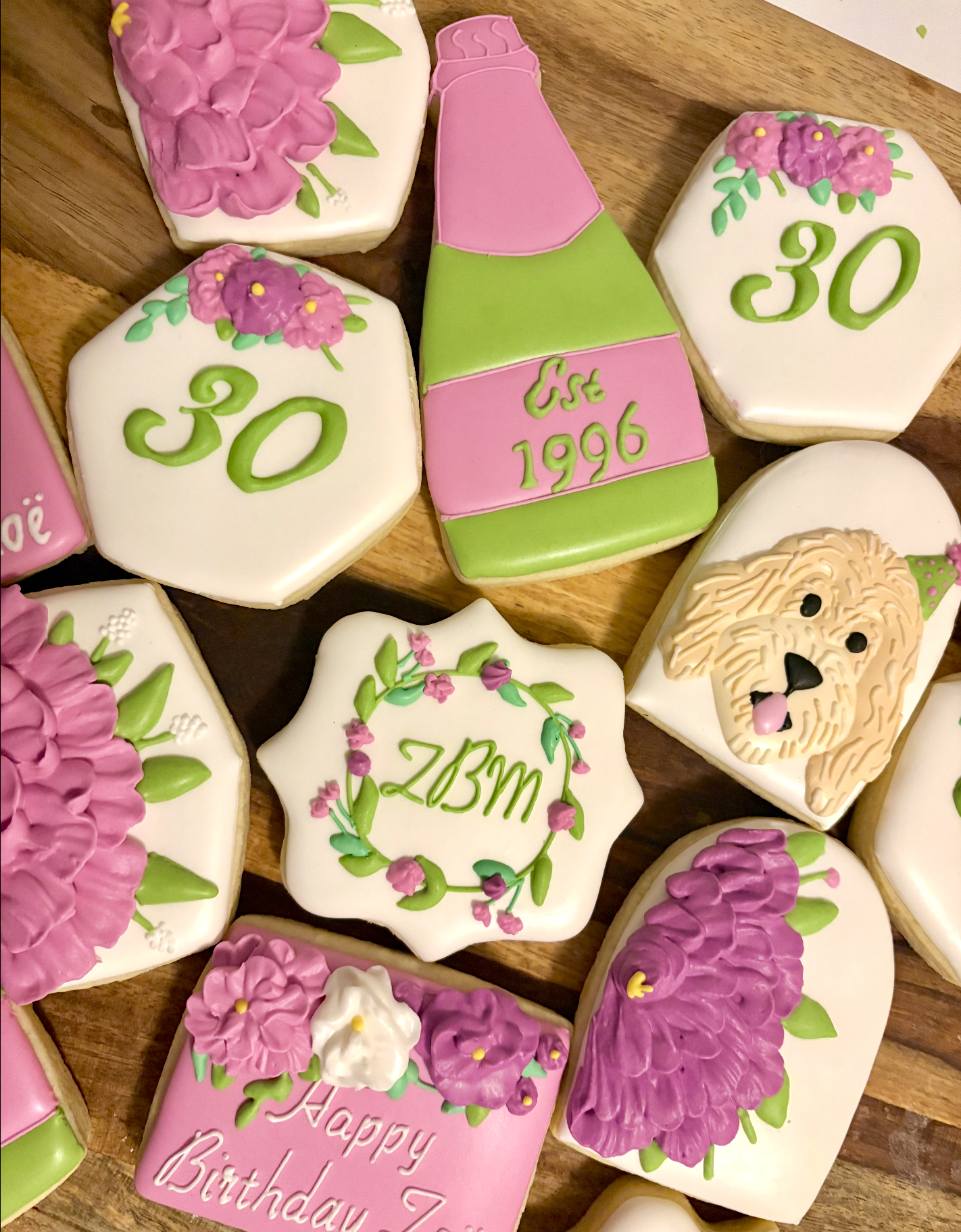 Custom pet portrait sugar cookie