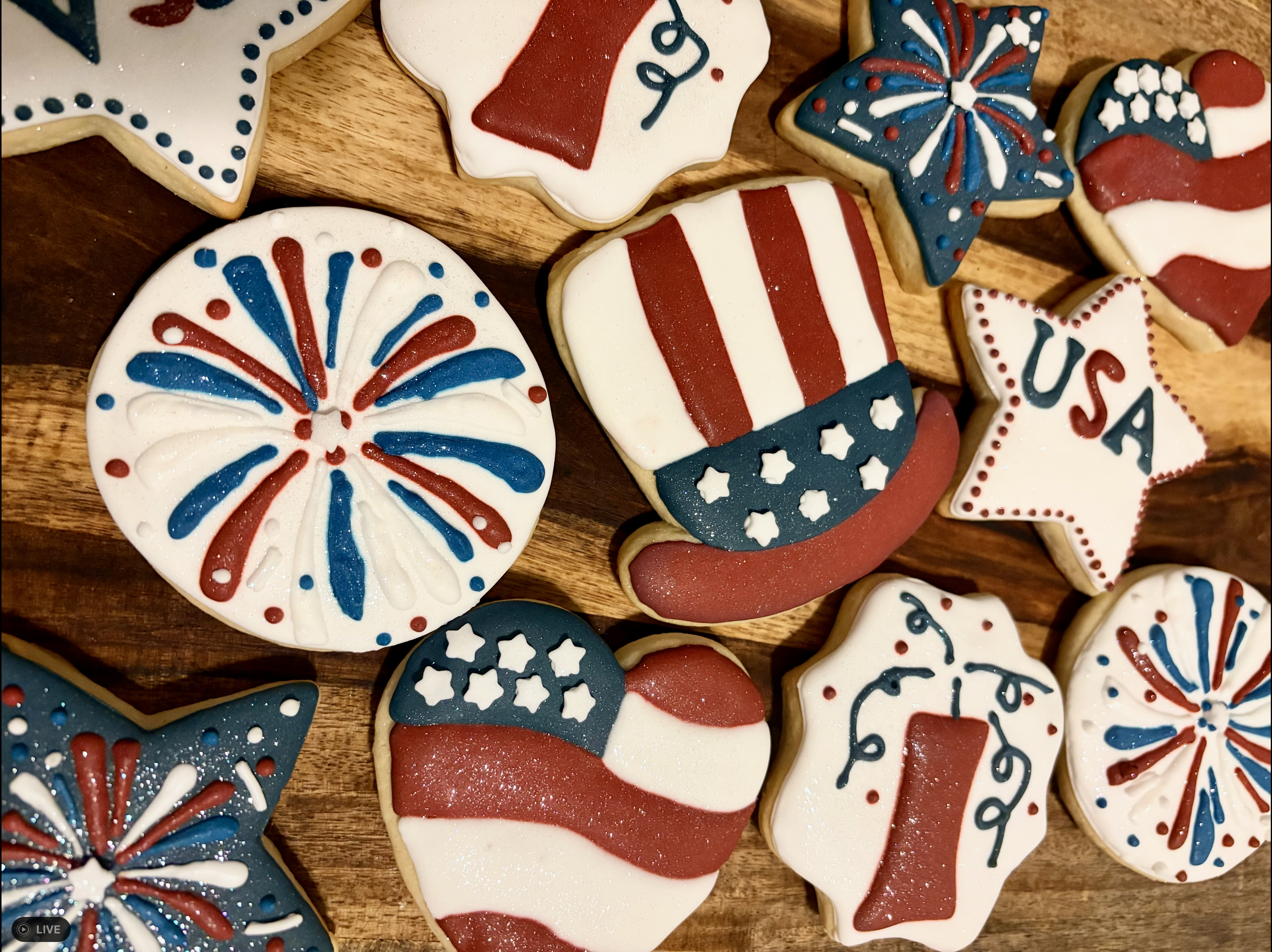 Fourth of July themed cookies